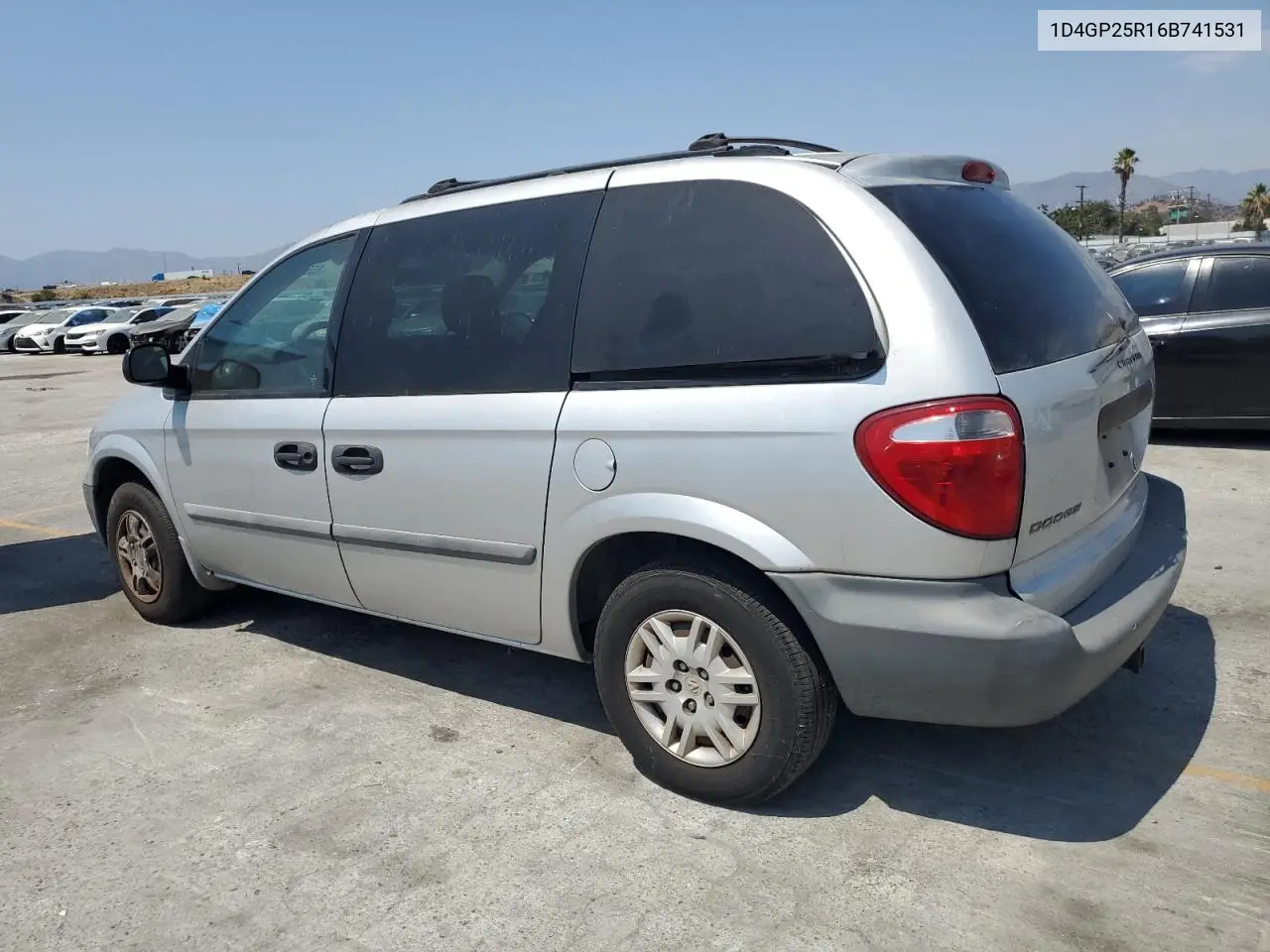 2006 Dodge Caravan Se VIN: 1D4GP25R16B741531 Lot: 65560035