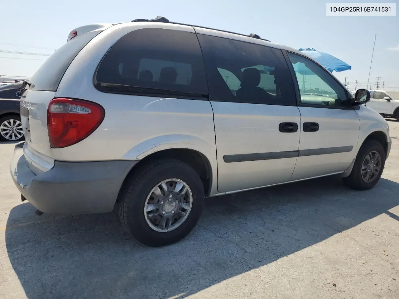 2006 Dodge Caravan Se VIN: 1D4GP25R16B741531 Lot: 65560035