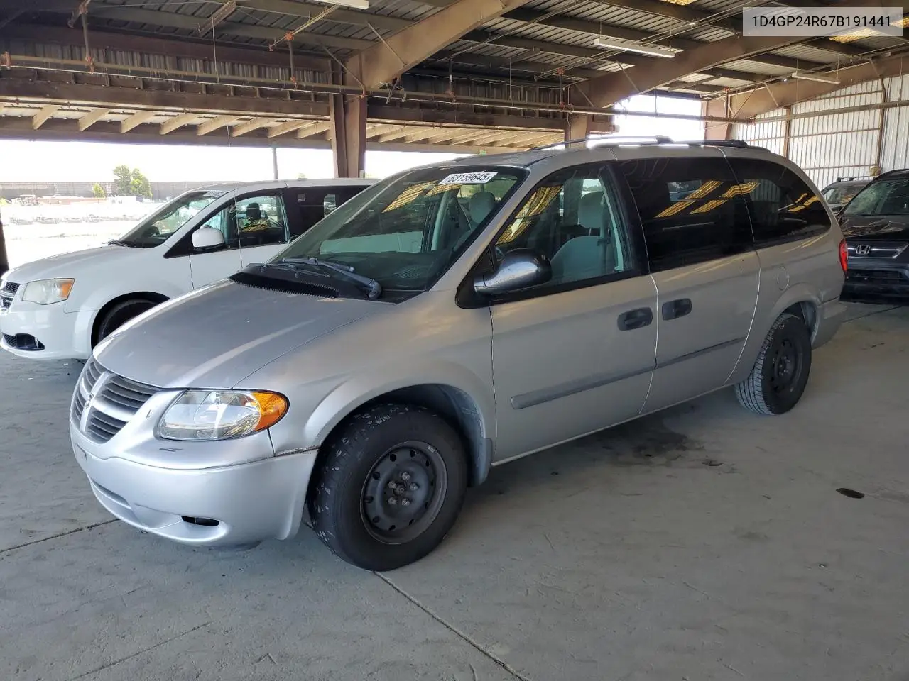 2007 Dodge Grand Caravan Se VIN: 1D4GP24R67B191441 Lot: 63159645