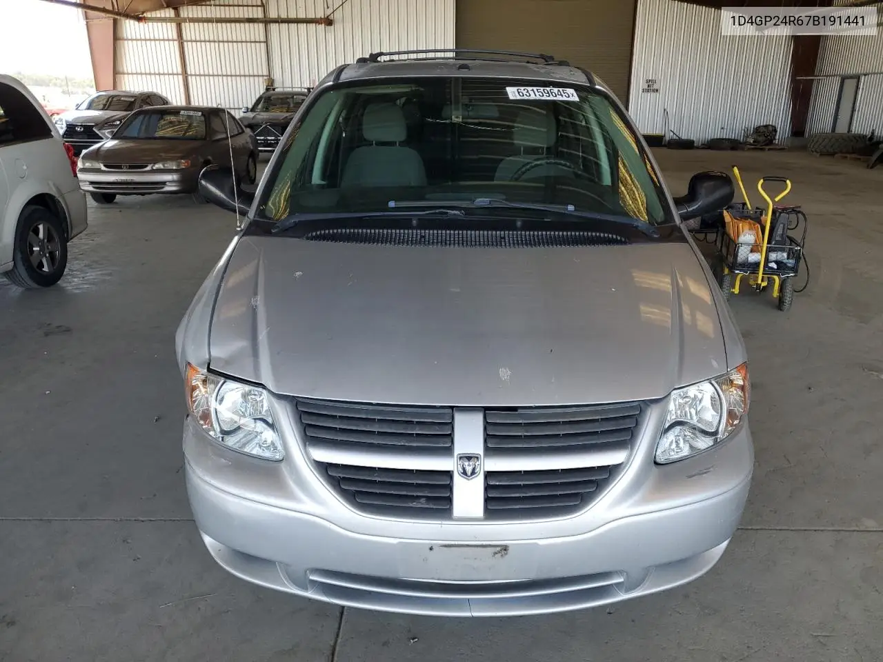 2007 Dodge Grand Caravan Se VIN: 1D4GP24R67B191441 Lot: 63159645