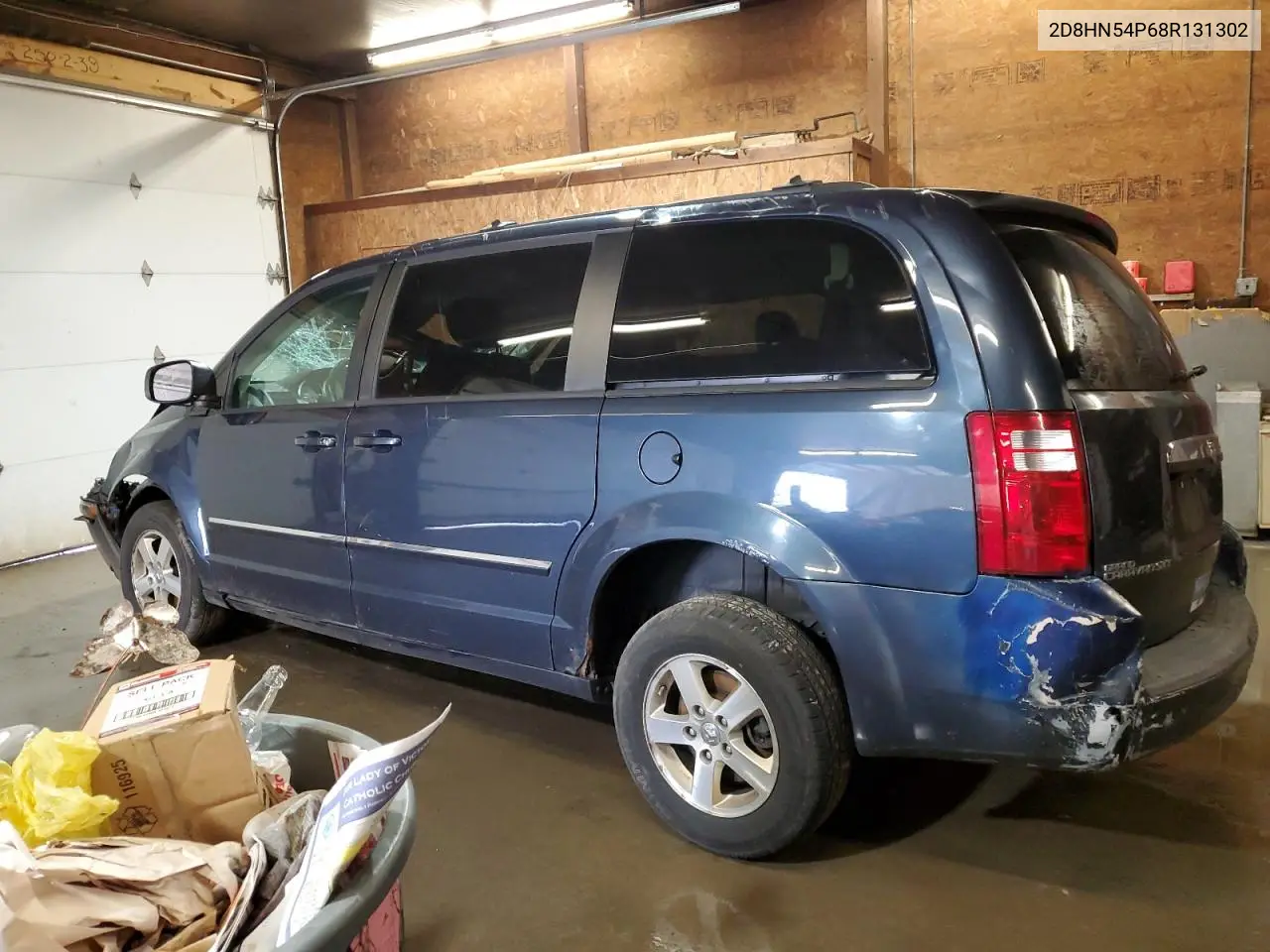 2008 Dodge Grand Caravan Sxt VIN: 2D8HN54P68R131302 Lot: 56783565