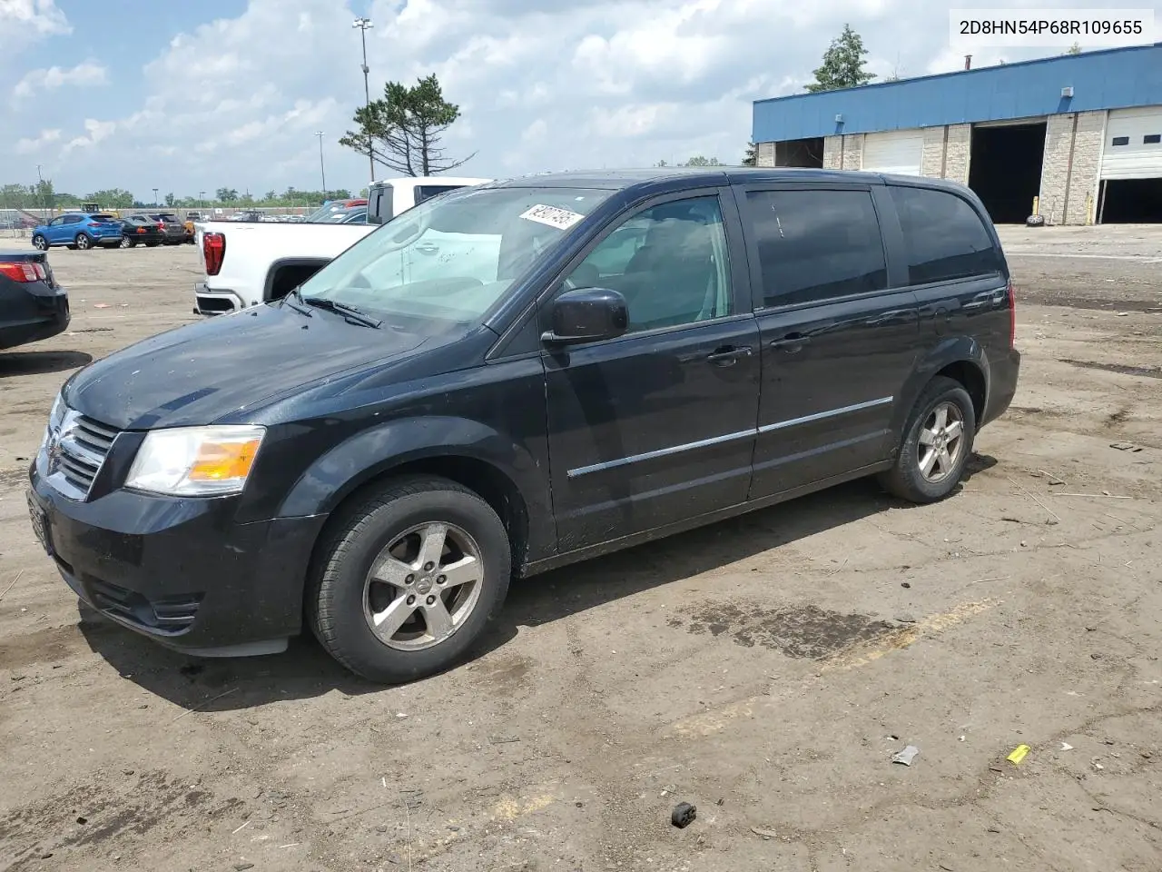 2008 Dodge Grand Caravan Sxt VIN: 2D8HN54P68R109655 Lot: 62907495