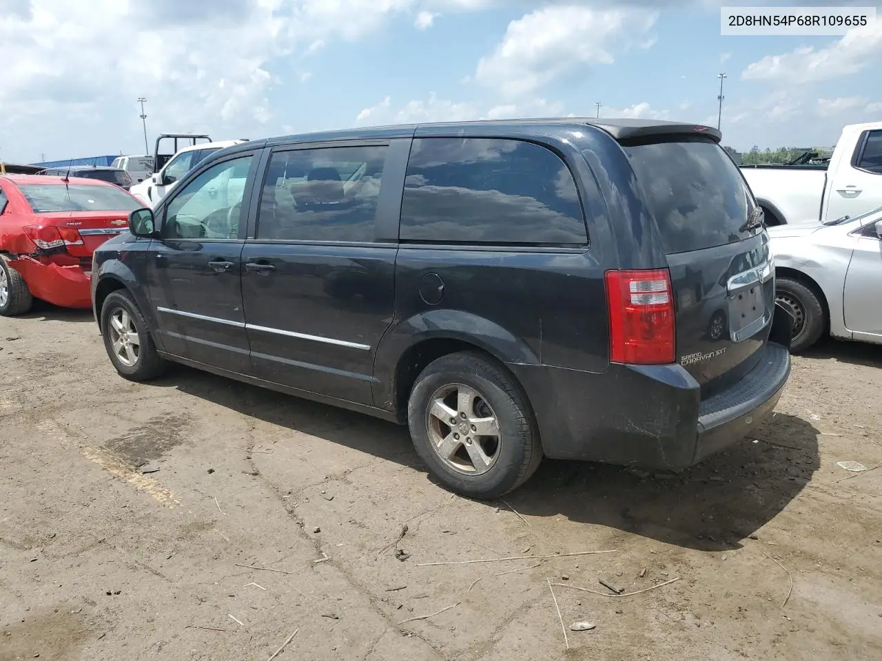 2008 Dodge Grand Caravan Sxt VIN: 2D8HN54P68R109655 Lot: 62907495