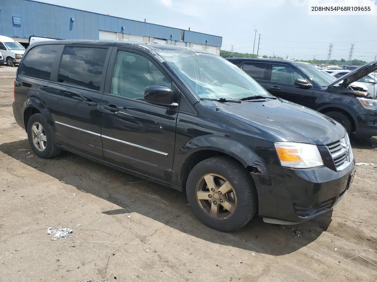 2008 Dodge Grand Caravan Sxt VIN: 2D8HN54P68R109655 Lot: 62907495