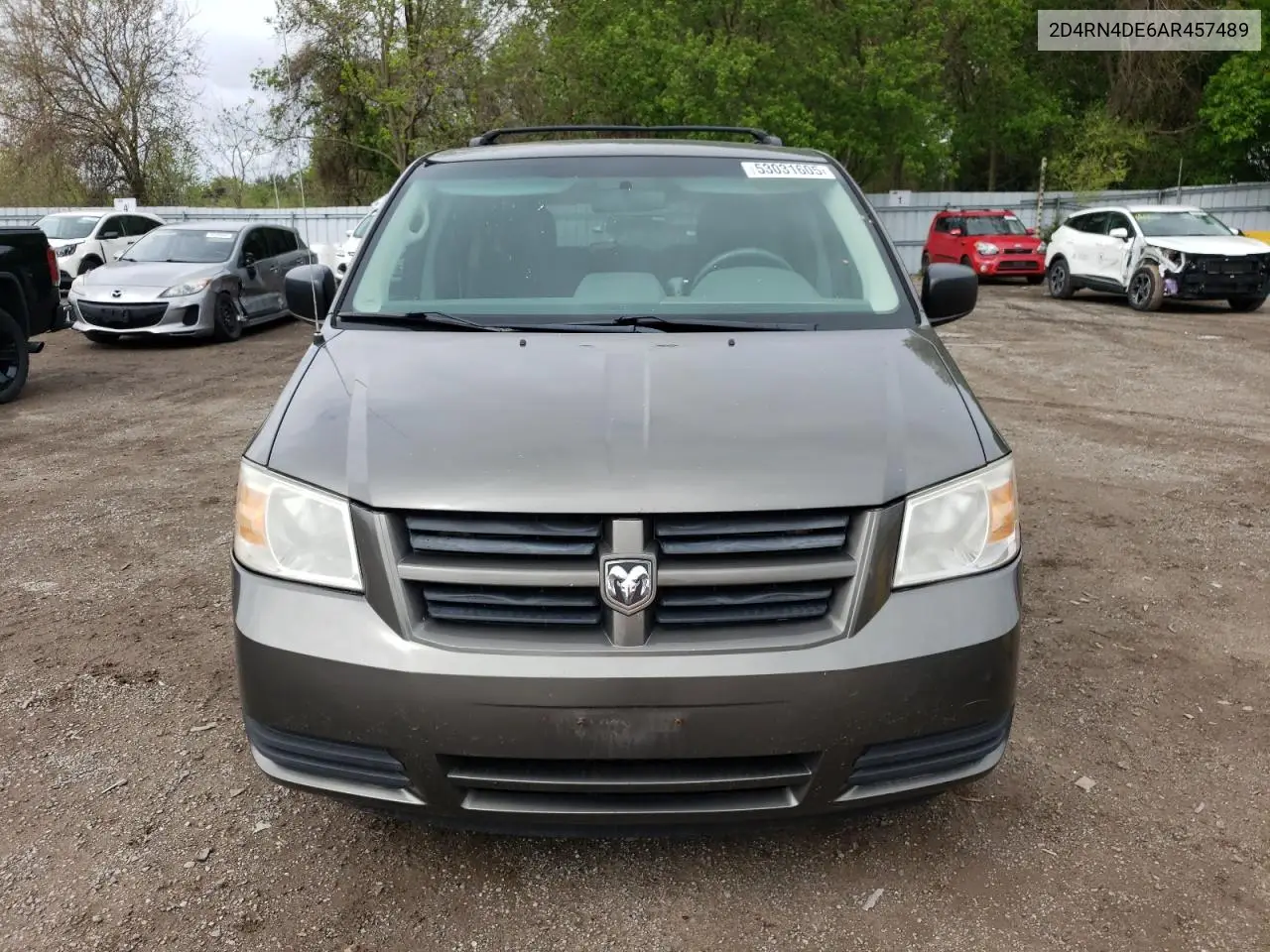2010 Dodge Grand Caravan Se VIN: 2D4RN4DE6AR457489 Lot: 53031605