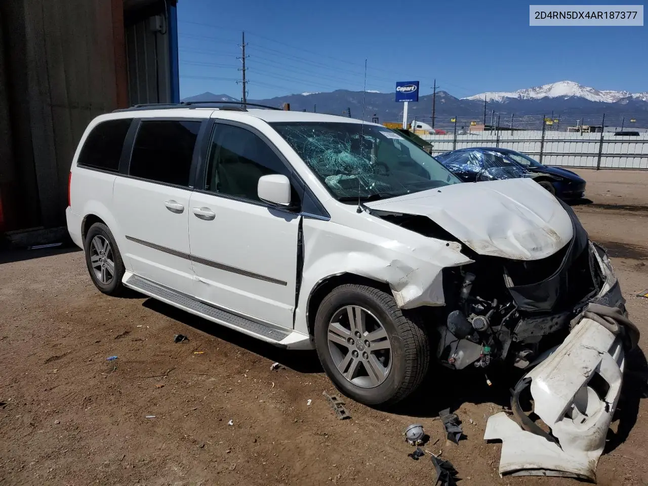 2010 Dodge Grand Caravan Sxt VIN: 2D4RN5DX4AR187377 Lot: 57088685
