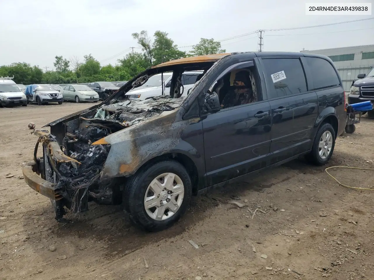 2010 Dodge Grand Caravan Se VIN: 2D4RN4DE3AR439838 Lot: 60658115