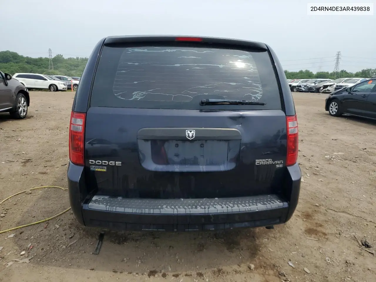 2010 Dodge Grand Caravan Se VIN: 2D4RN4DE3AR439838 Lot: 60658115
