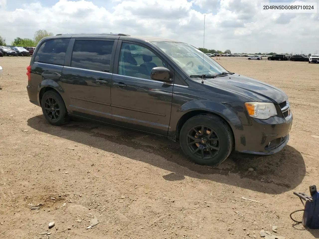 2011 Dodge Grand Caravan Crew VIN: 2D4RN5DG0BR710024 Lot: 56481175