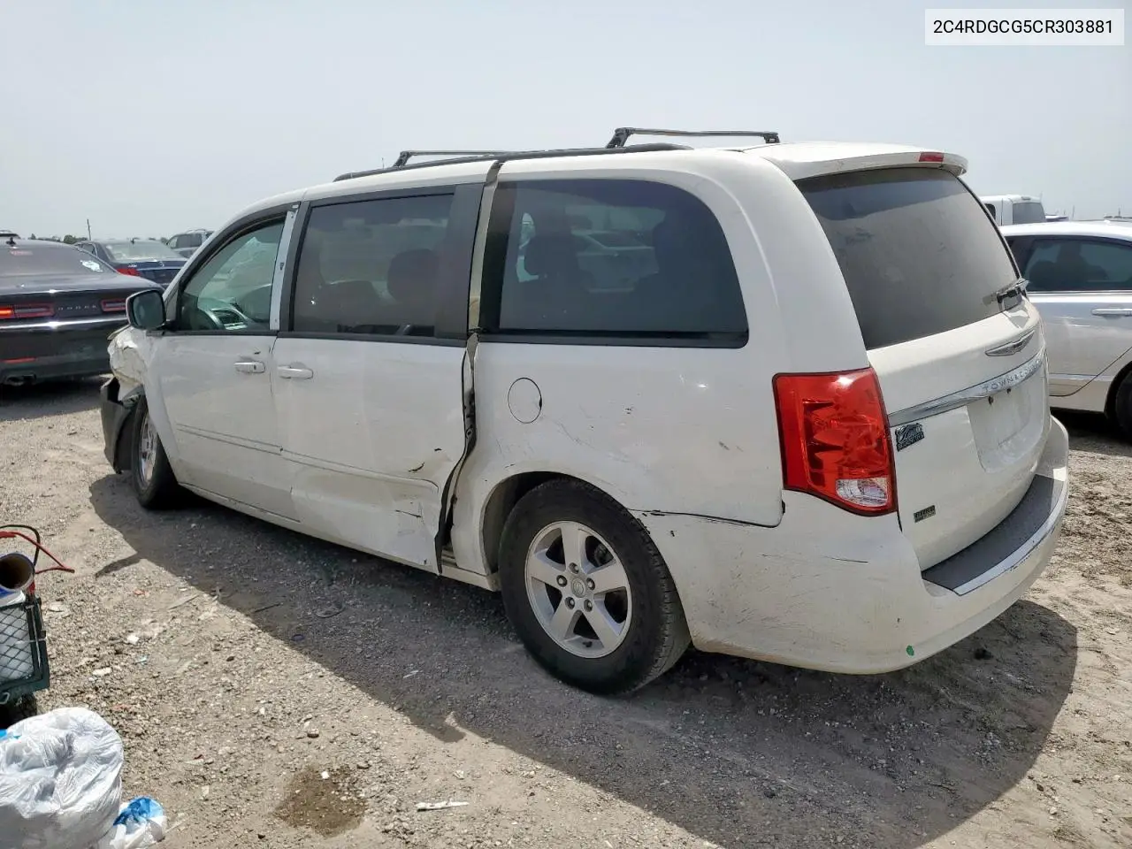 2012 Dodge Grand Caravan Sxt VIN: 2C4RDGCG5CR303881 Lot: 56387805