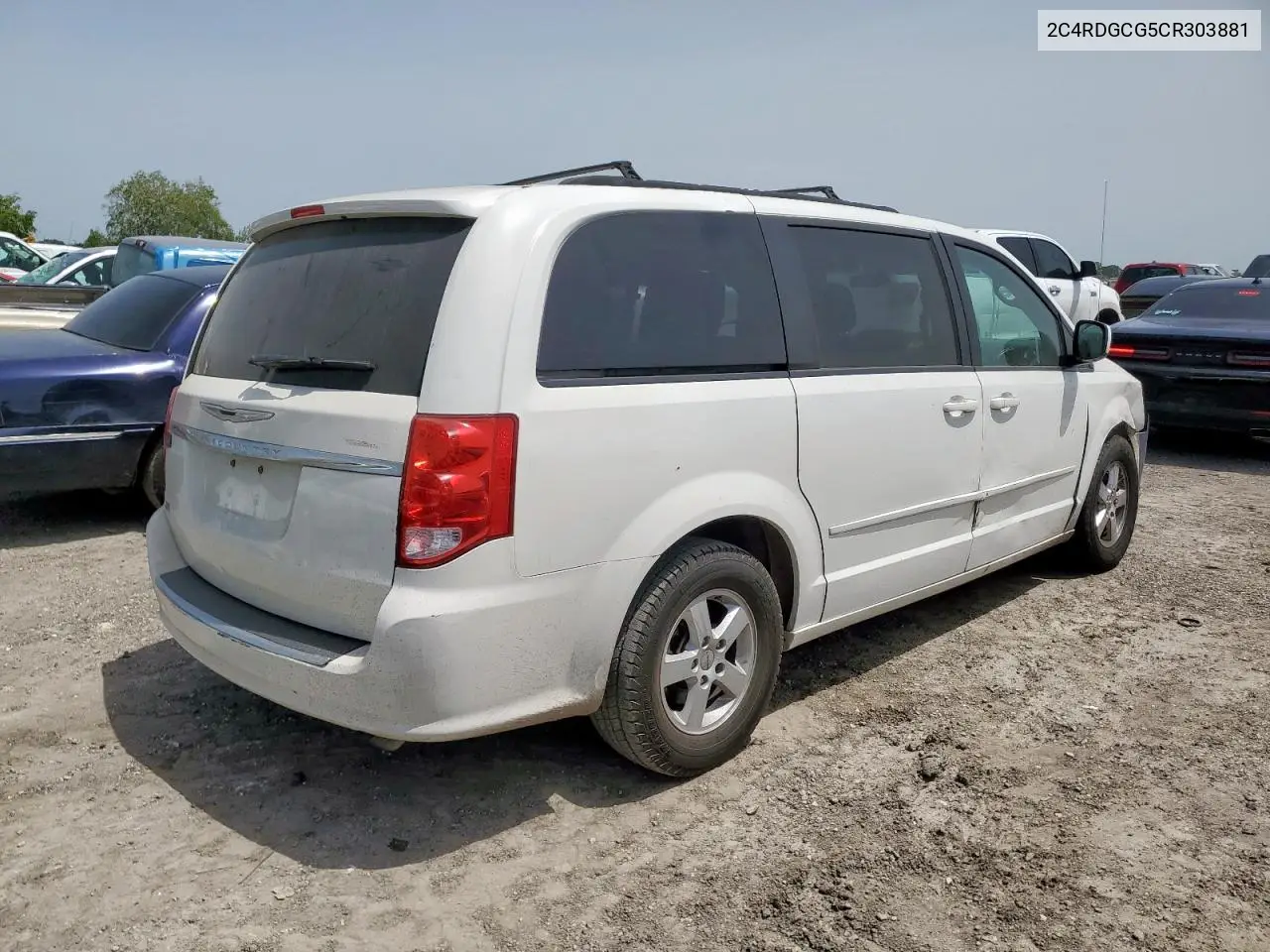 2012 Dodge Grand Caravan Sxt VIN: 2C4RDGCG5CR303881 Lot: 56387805