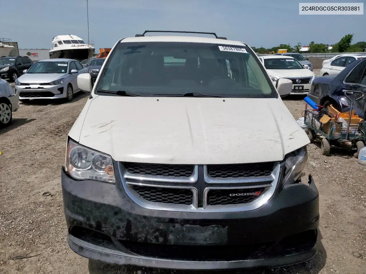 2012 Dodge Grand Caravan Sxt VIN: 2C4RDGCG5CR303881 Lot: 56387805