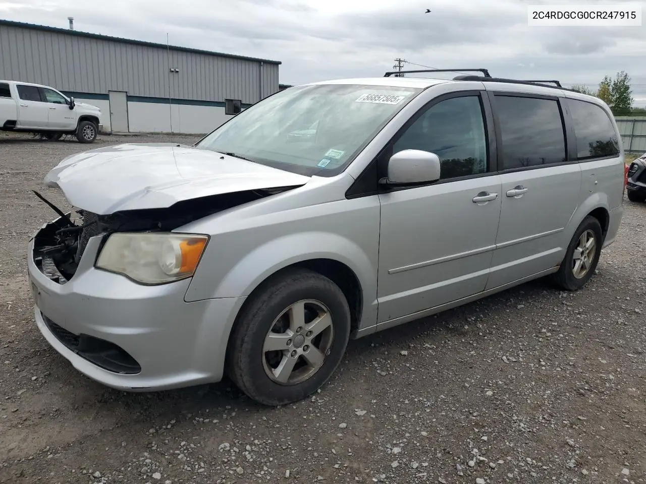 2012 Dodge Grand Caravan Sxt VIN: 2C4RDGCG0CR247915 Lot: 56857505