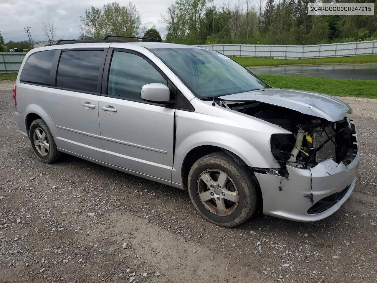 2012 Dodge Grand Caravan Sxt VIN: 2C4RDGCG0CR247915 Lot: 56857505