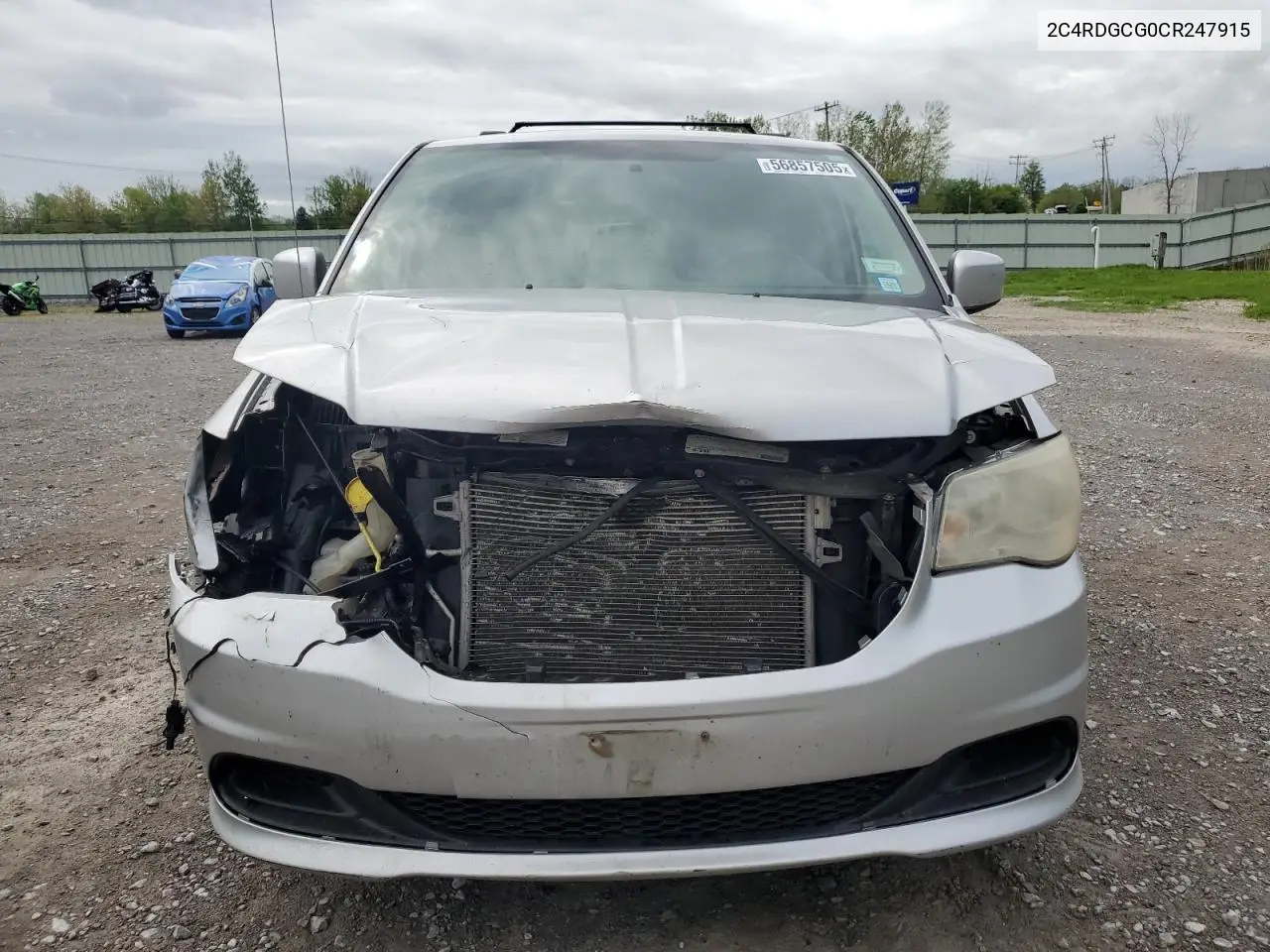 2012 Dodge Grand Caravan Sxt VIN: 2C4RDGCG0CR247915 Lot: 56857505