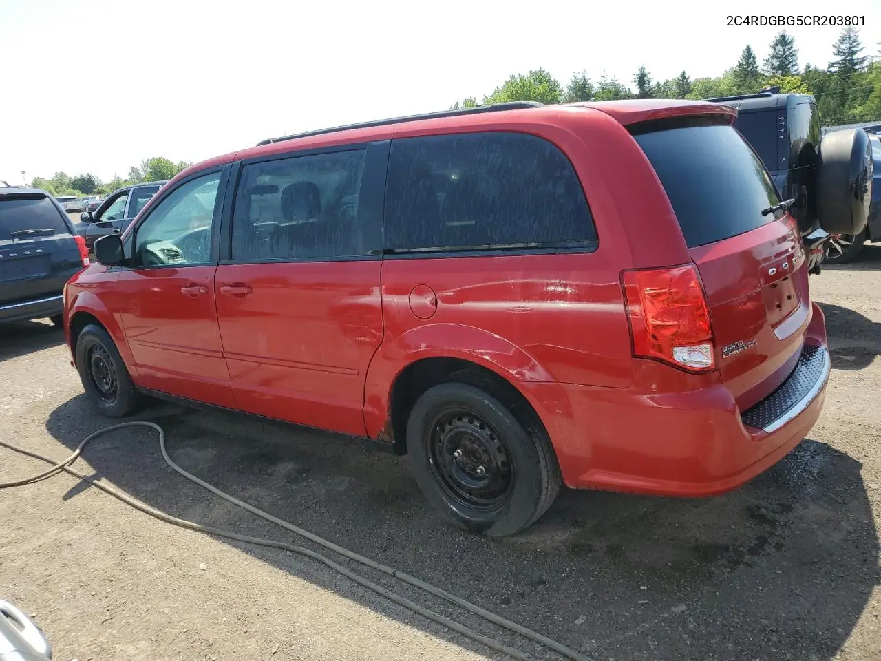2012 Dodge Grand Caravan Se VIN: 2C4RDGBG5CR203801 Lot: 62064025