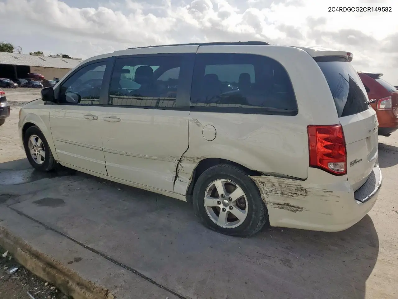 2012 Dodge Grand Caravan Sxt VIN: 2C4RDGCG2CR149582 Lot: 62473465