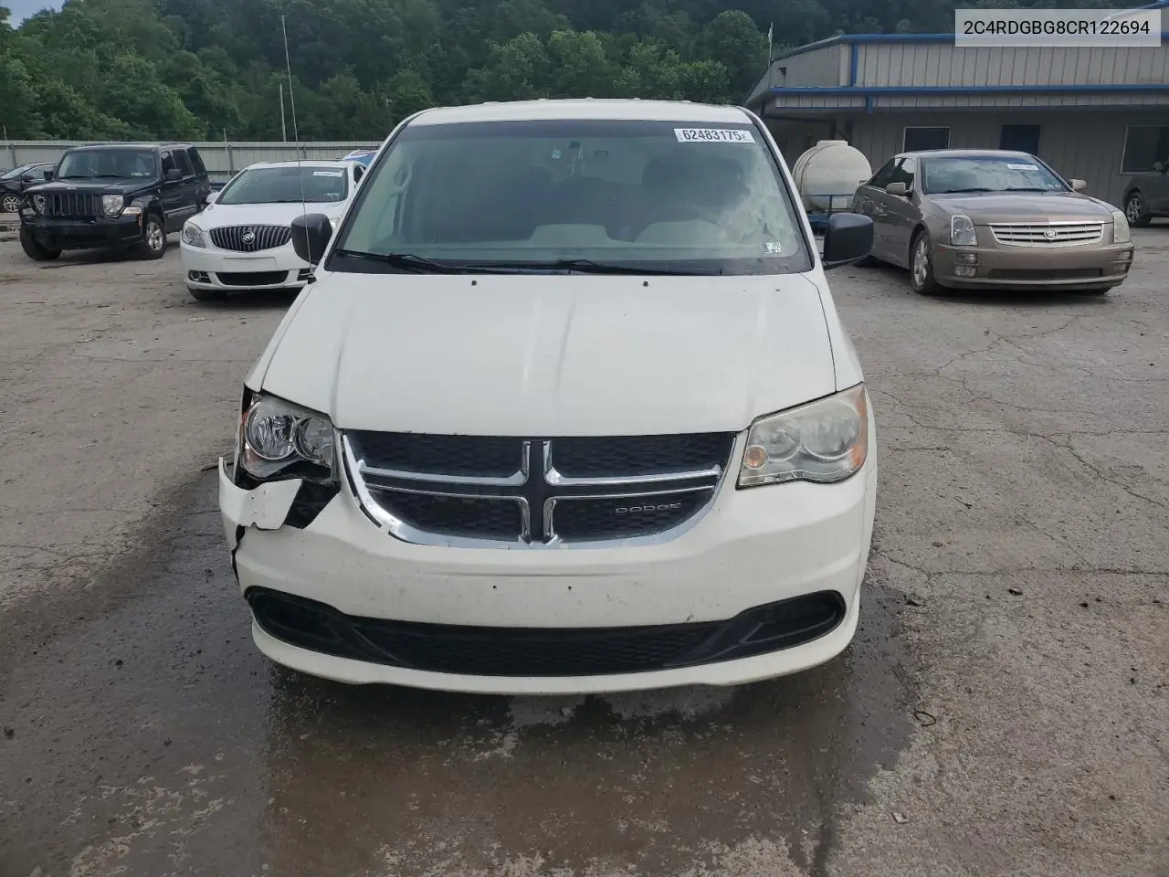 2012 Dodge Grand Caravan Se VIN: 2C4RDGBG8CR122694 Lot: 62483175