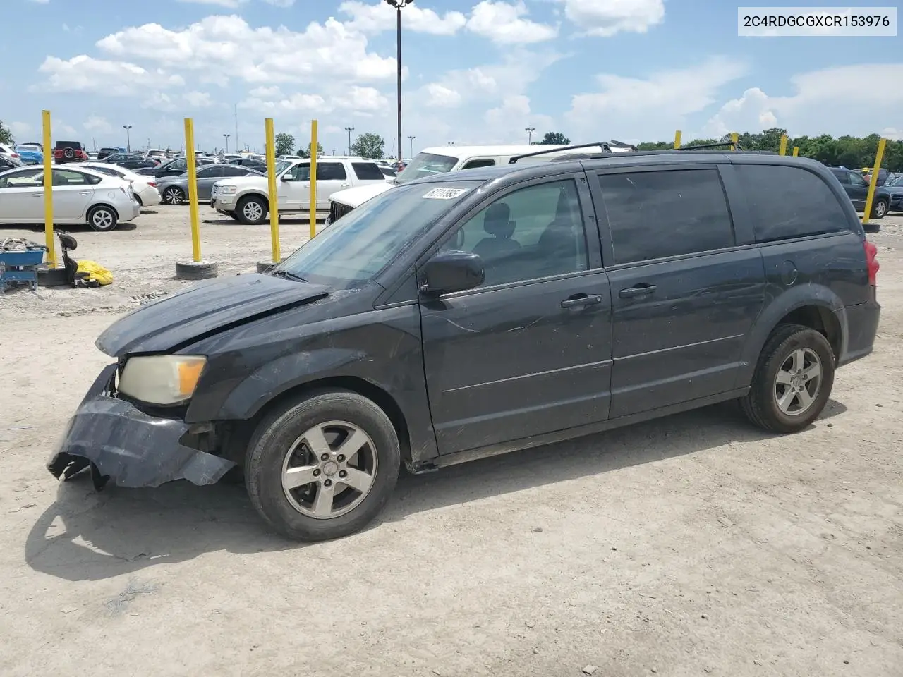 2012 Dodge Grand Caravan Sxt VIN: 2C4RDGCGXCR153976 Lot: 62717995