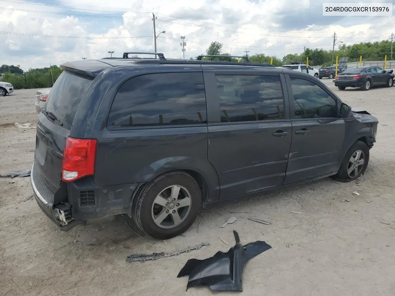 2012 Dodge Grand Caravan Sxt VIN: 2C4RDGCGXCR153976 Lot: 62717995