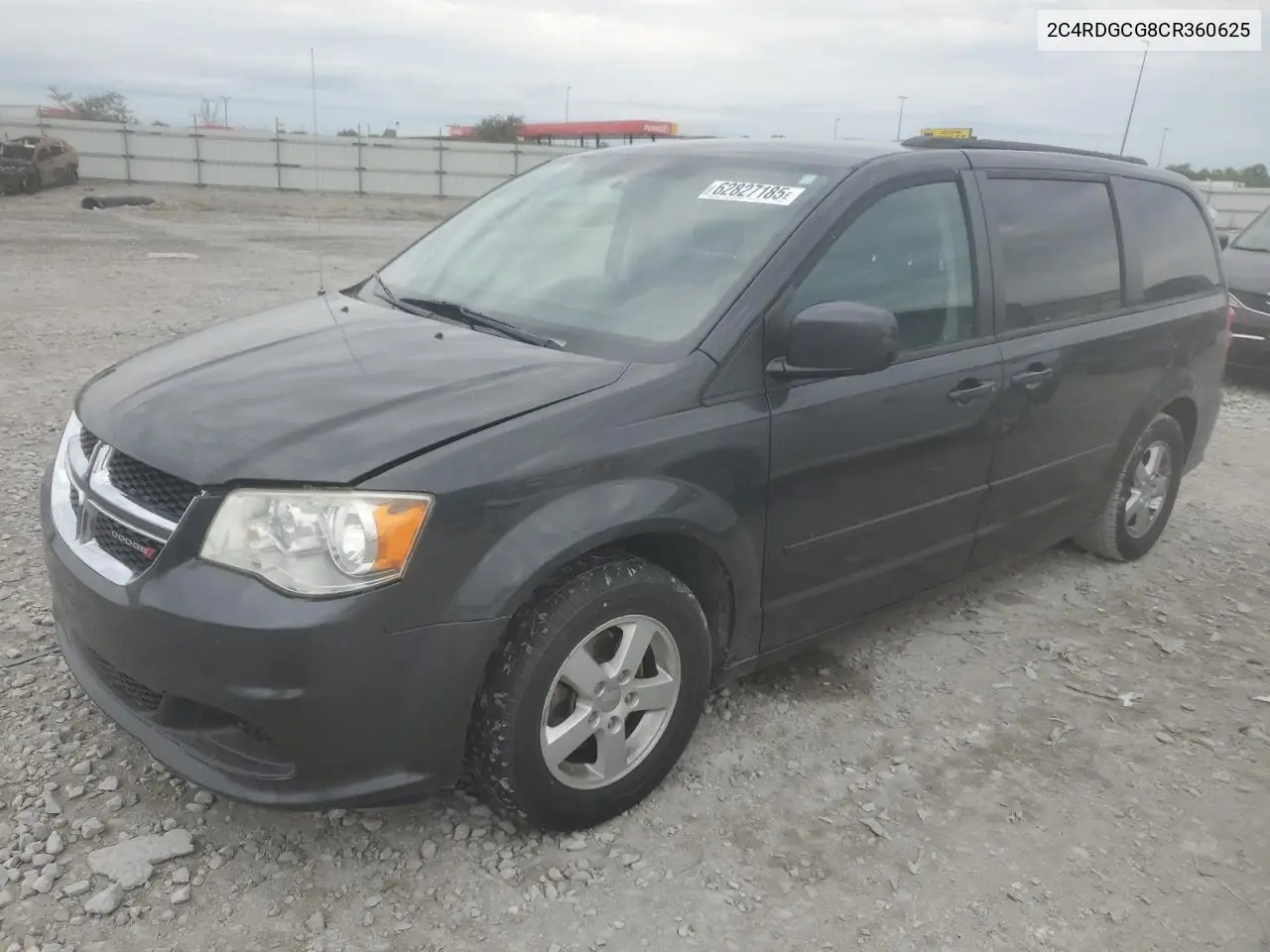 2012 Dodge Grand Caravan Sxt VIN: 2C4RDGCG8CR360625 Lot: 62827185