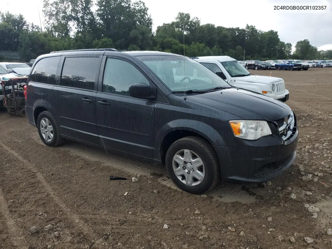 2012 Dodge Grand Caravan Se VIN: 2C4RDGBG0CR102357 Lot: 62847065