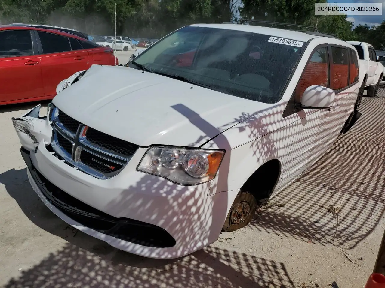 2013 Dodge Grand Caravan Sxt VIN: 2C4RDGCG4DR820266 Lot: 56103015
