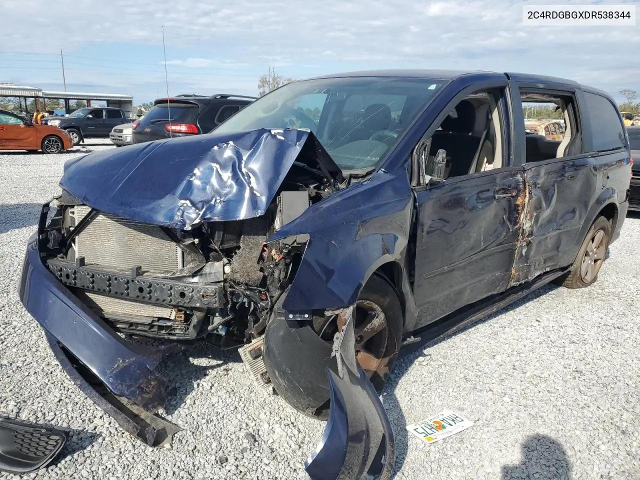2013 Dodge Grand Caravan Se VIN: 2C4RDGBGXDR538344 Lot: 58421045