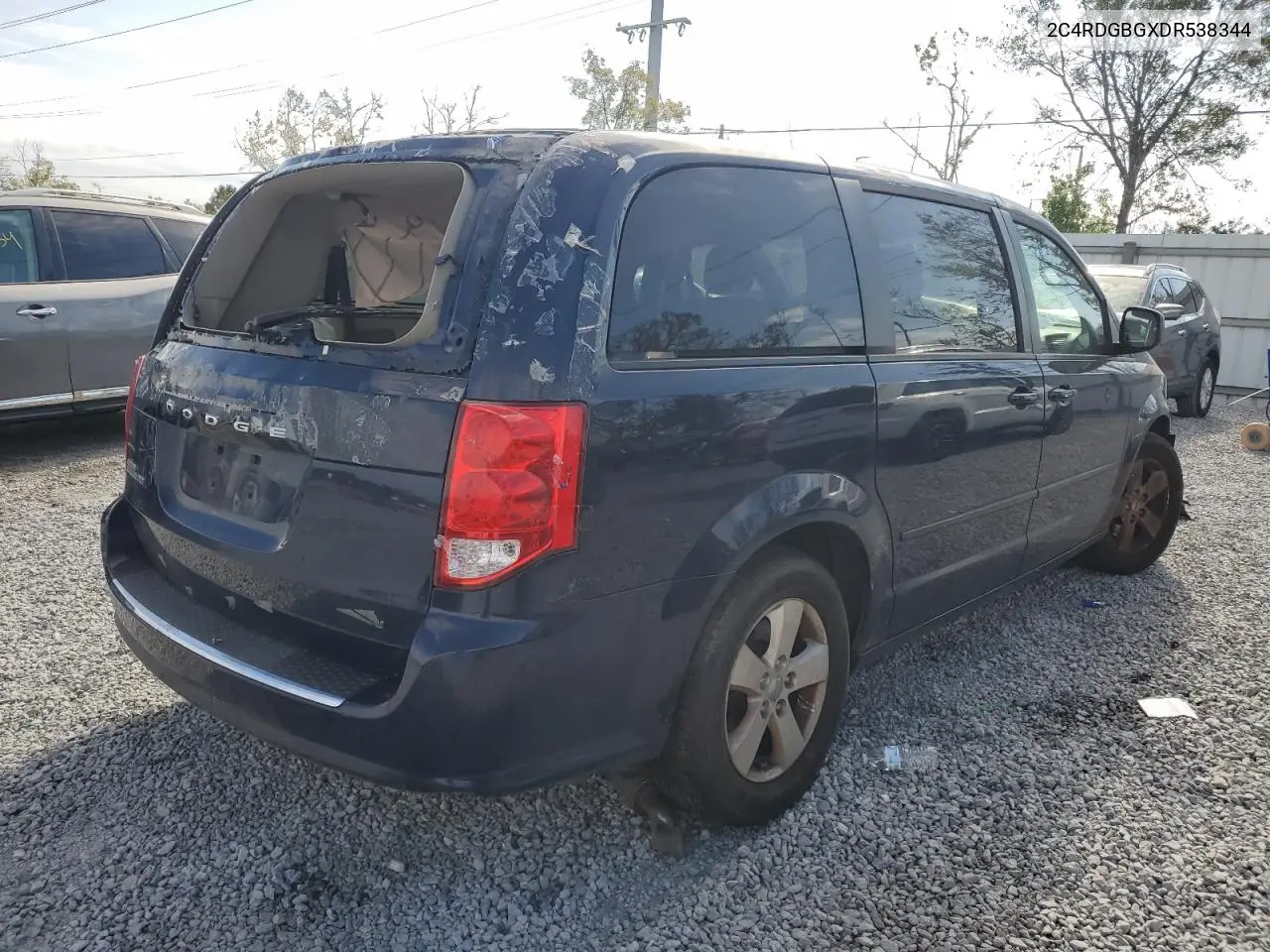 2013 Dodge Grand Caravan Se VIN: 2C4RDGBGXDR538344 Lot: 58421045