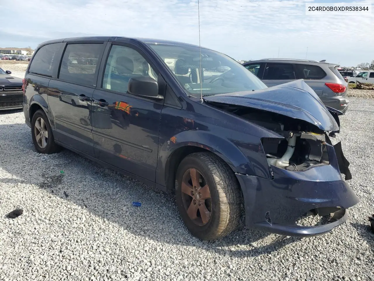 2013 Dodge Grand Caravan Se VIN: 2C4RDGBGXDR538344 Lot: 58421045