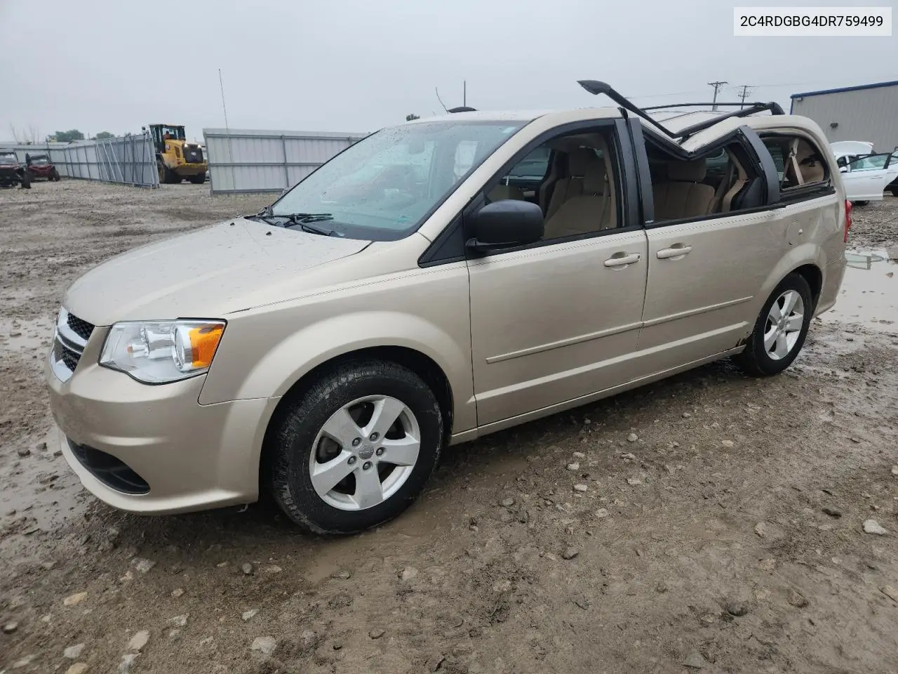 2013 Dodge Grand Caravan Se VIN: 2C4RDGBG4DR759499 Lot: 62387695