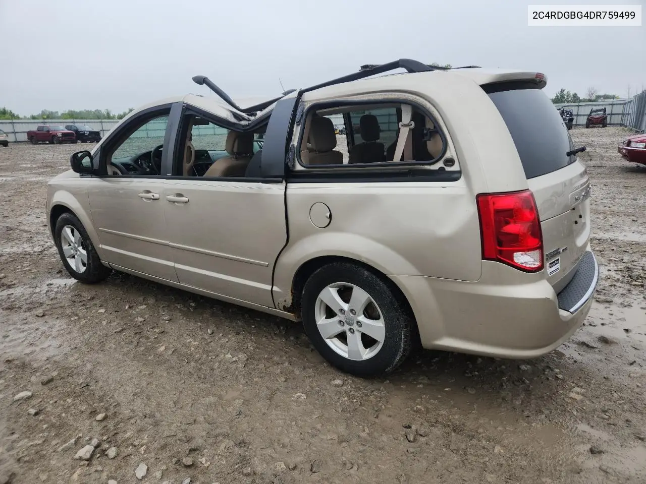 2013 Dodge Grand Caravan Se VIN: 2C4RDGBG4DR759499 Lot: 62387695