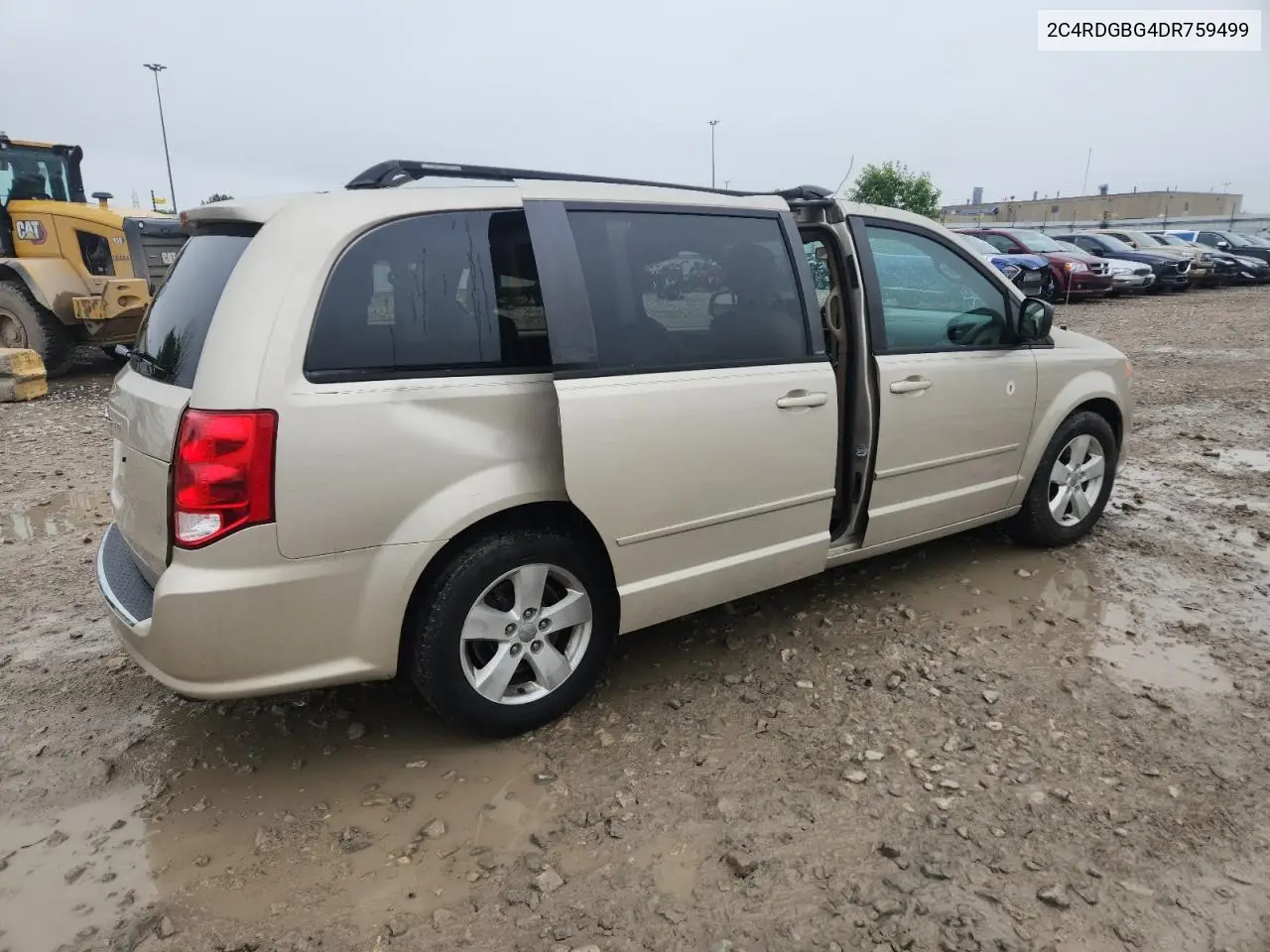 2013 Dodge Grand Caravan Se VIN: 2C4RDGBG4DR759499 Lot: 62387695