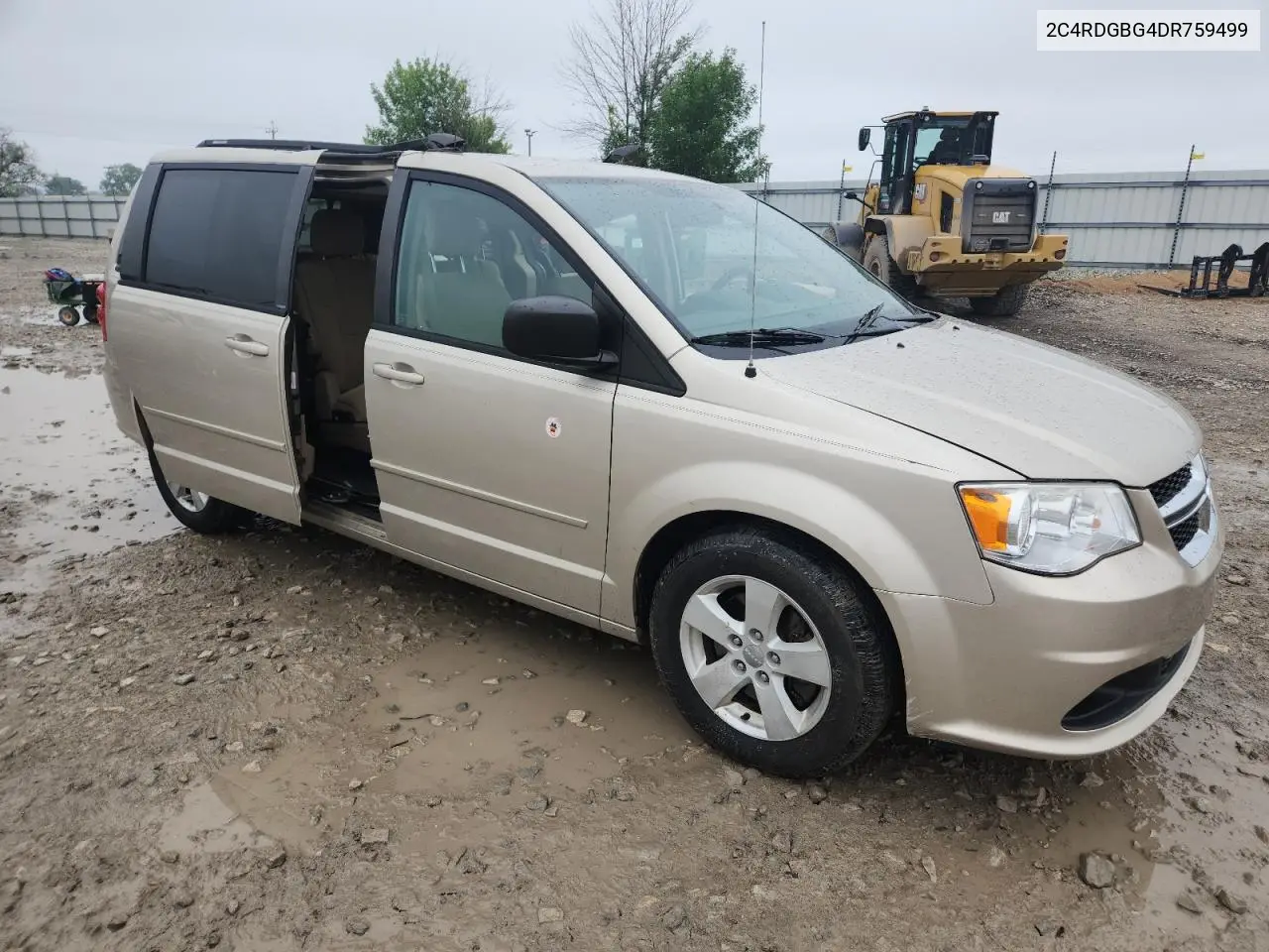 2013 Dodge Grand Caravan Se VIN: 2C4RDGBG4DR759499 Lot: 62387695