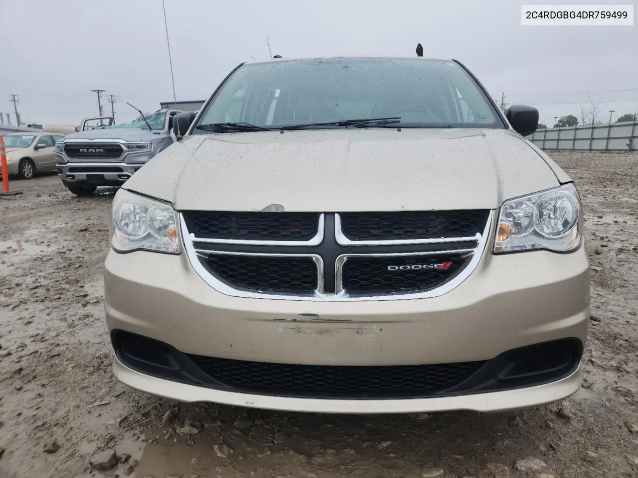2013 Dodge Grand Caravan Se VIN: 2C4RDGBG4DR759499 Lot: 62387695