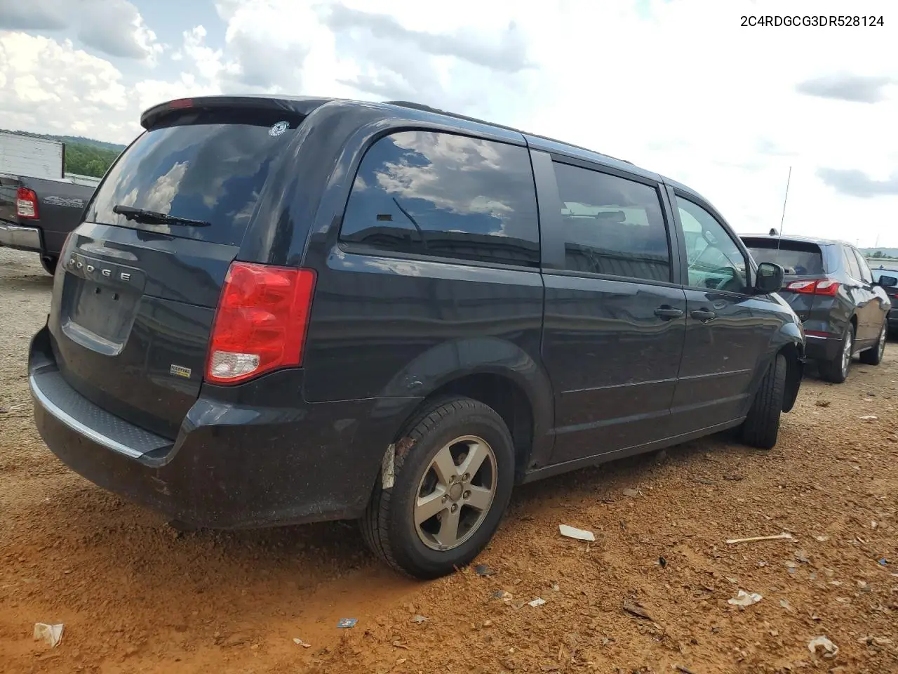 2013 Dodge Grand Caravan Sxt VIN: 2C4RDGCG3DR528124 Lot: 62646345