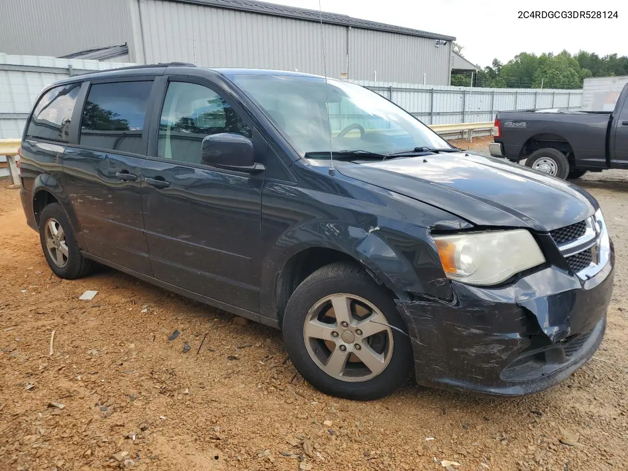 2013 Dodge Grand Caravan Sxt VIN: 2C4RDGCG3DR528124 Lot: 62646345