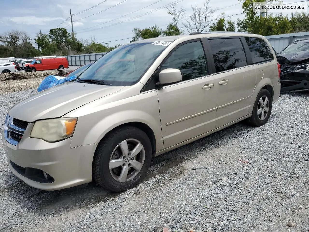 2013 Dodge Grand Caravan Crew VIN: 2C4RDGDG8DR568505 Lot: 62697405