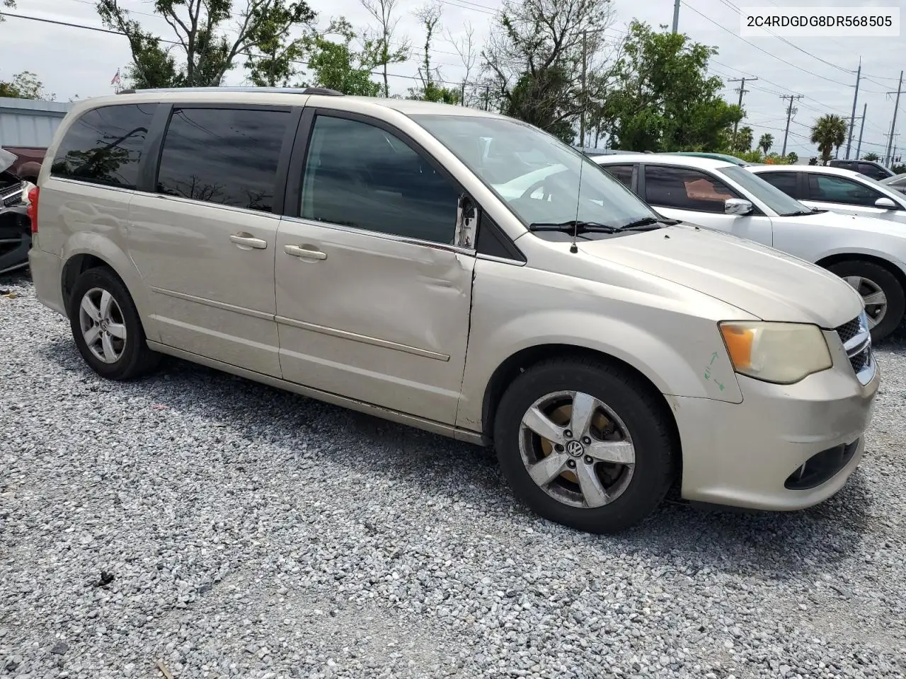 2013 Dodge Grand Caravan Crew VIN: 2C4RDGDG8DR568505 Lot: 62697405