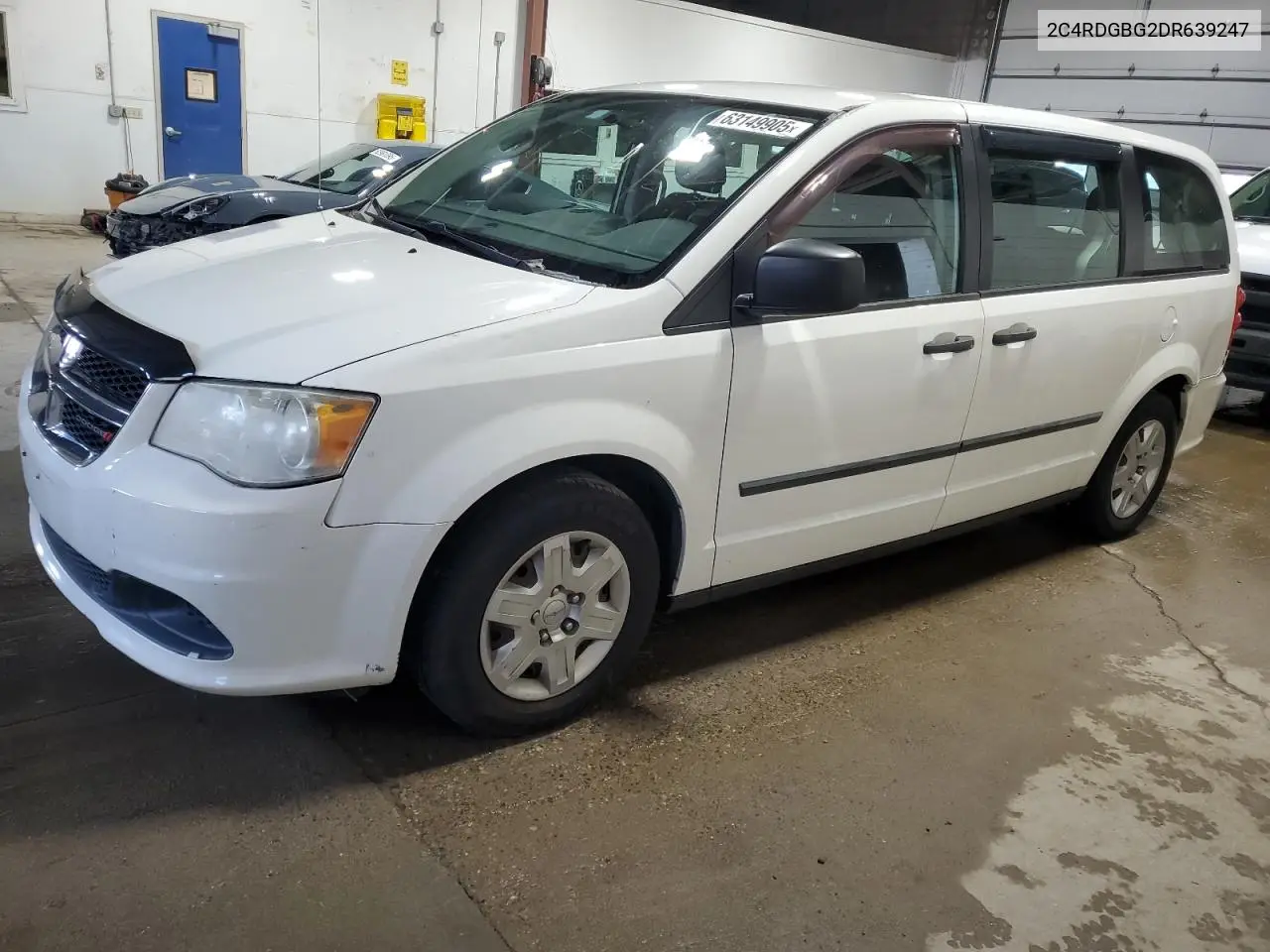 2013 Dodge Grand Caravan Se VIN: 2C4RDGBG2DR639247 Lot: 63149905