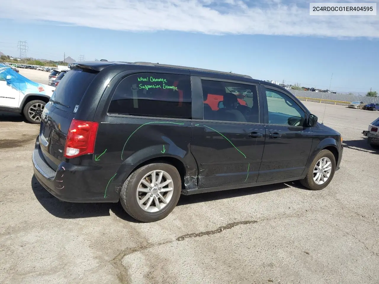 2014 Dodge Grand Caravan Sxt VIN: 2C4RDGCG1ER404595 Lot: 56601185