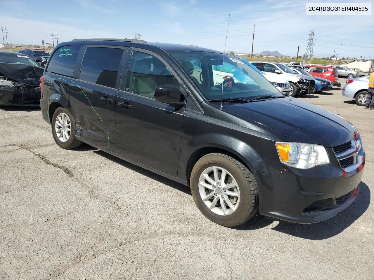 2014 Dodge Grand Caravan Sxt VIN: 2C4RDGCG1ER404595 Lot: 56601185