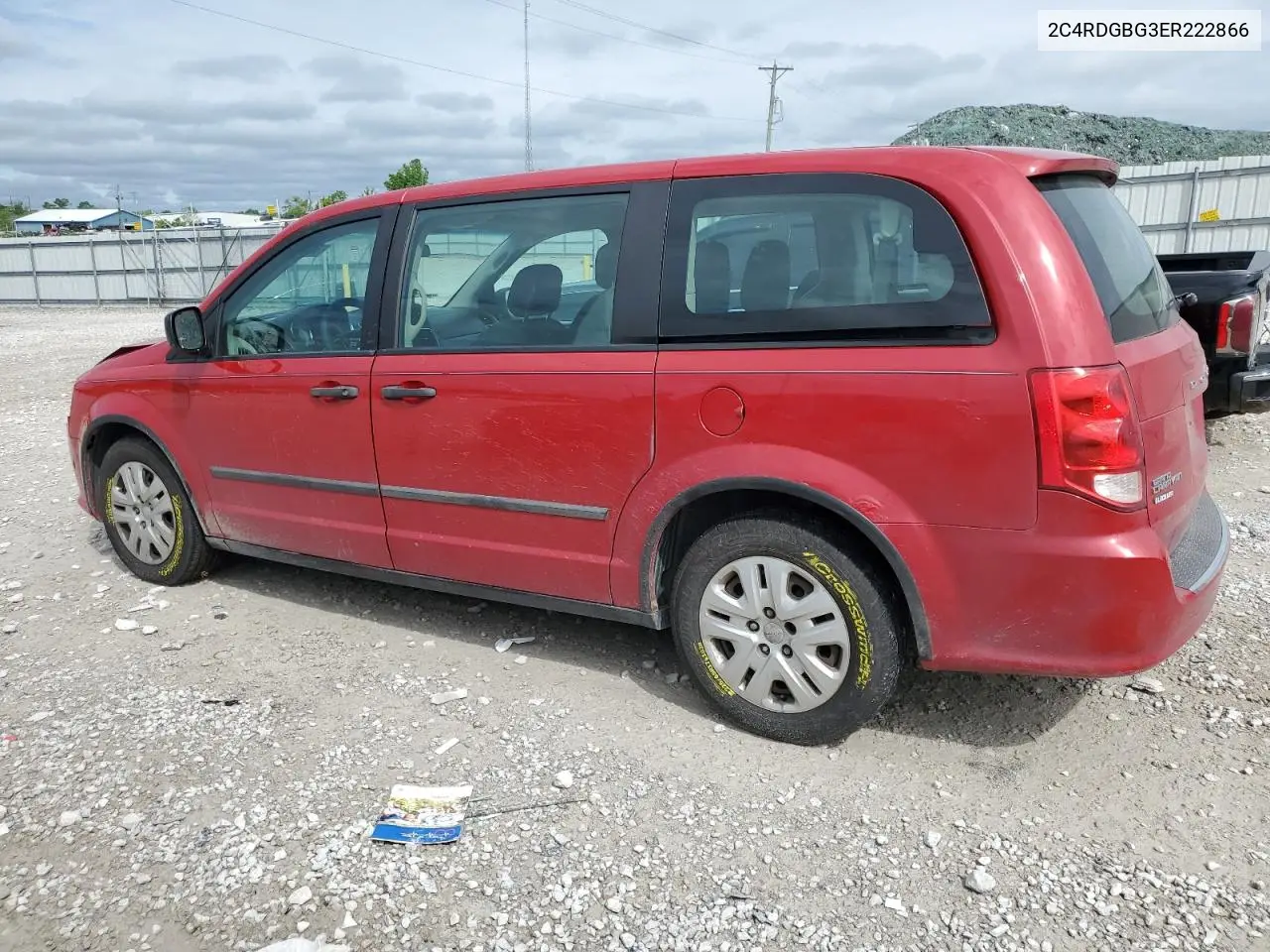 2014 Dodge Grand Caravan Se VIN: 2C4RDGBG3ER222866 Lot: 56693815
