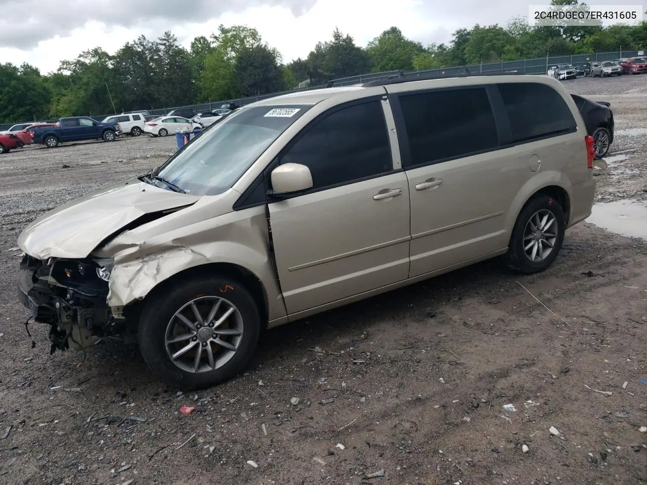 2014 Dodge Grand Caravan R/T VIN: 2C4RDGEG7ER431605 Lot: 56702585