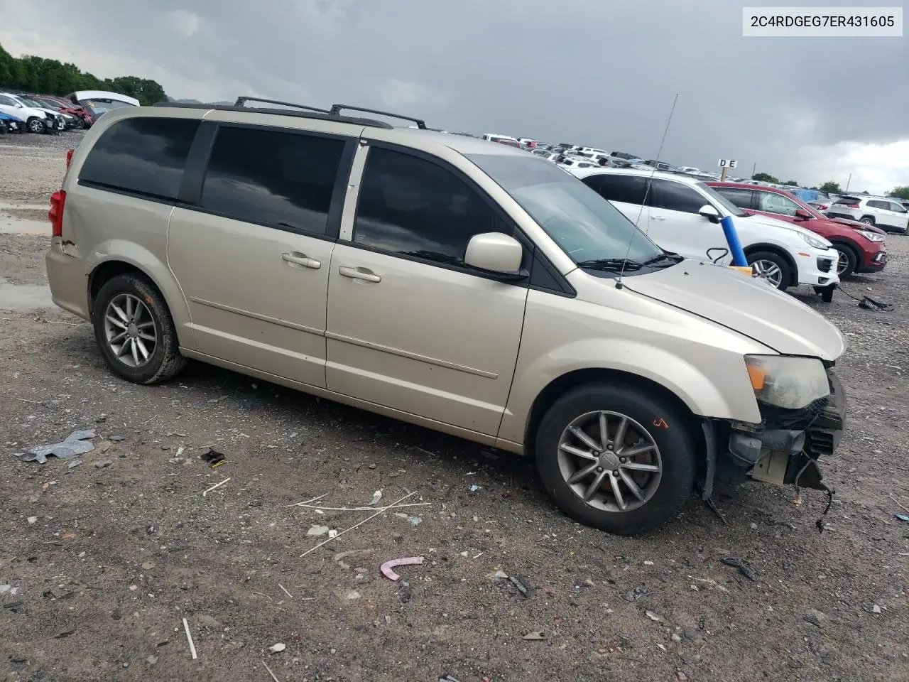 2014 Dodge Grand Caravan R/T VIN: 2C4RDGEG7ER431605 Lot: 56702585