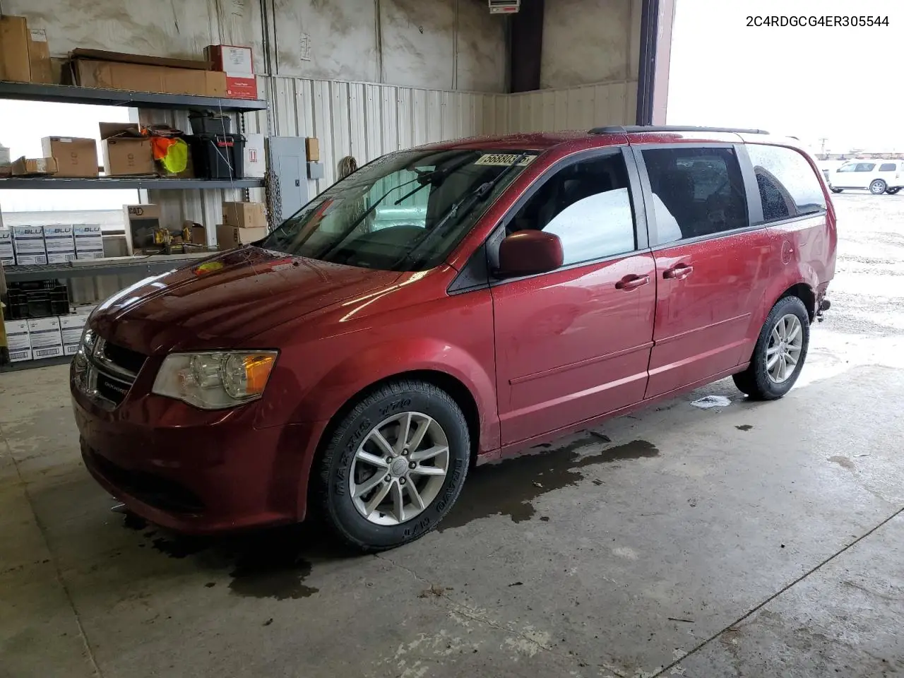 2014 Dodge Grand Caravan Sxt VIN: 2C4RDGCG4ER305544 Lot: 56880305