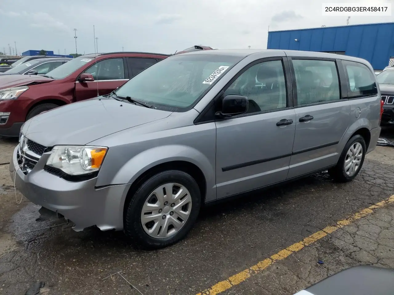 2014 Dodge Grand Caravan Se VIN: 2C4RDGBG3ER458417 Lot: 62341245