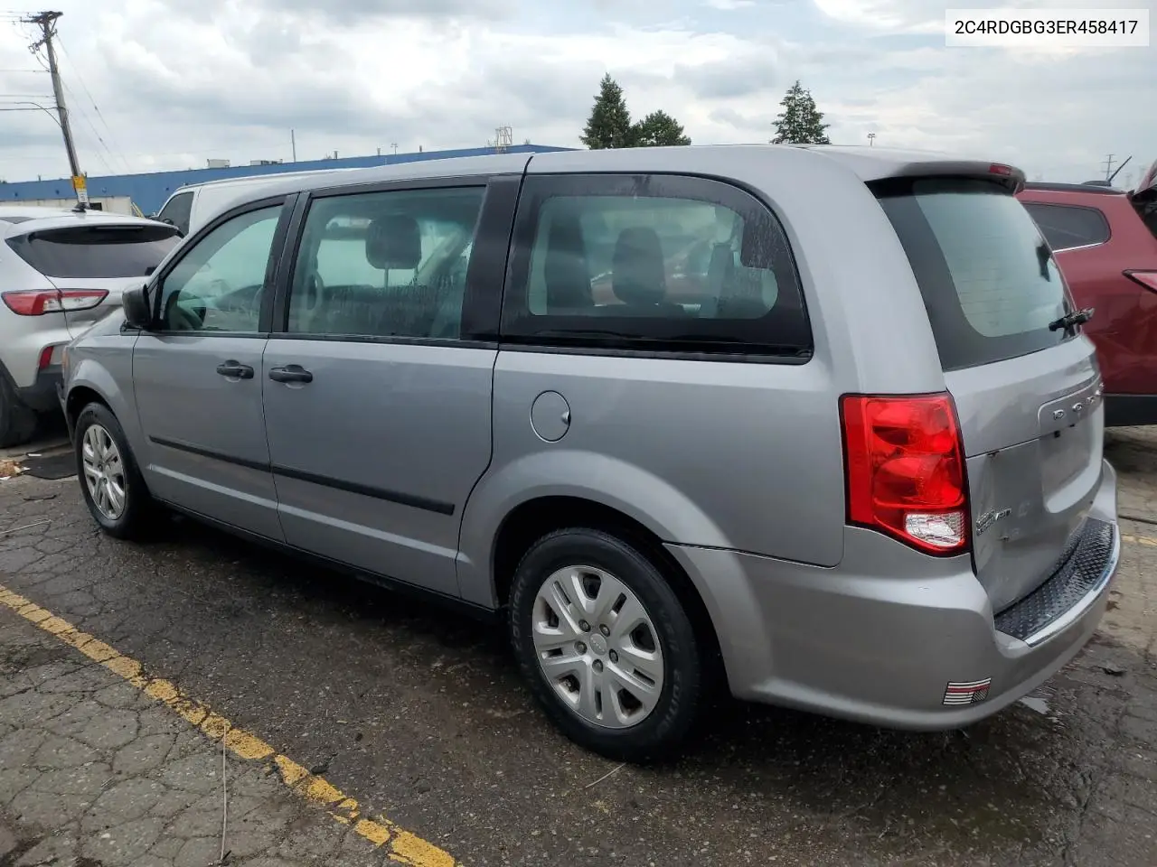 2014 Dodge Grand Caravan Se VIN: 2C4RDGBG3ER458417 Lot: 62341245