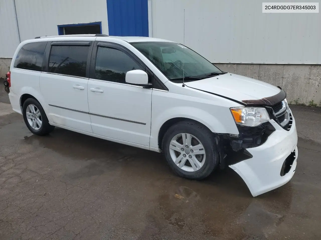2014 Dodge Grand Caravan Crew VIN: 2C4RDGDG7ER345003 Lot: 62523665