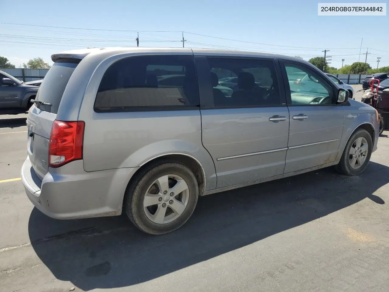2014 Dodge Grand Caravan Se VIN: 2C4RDGBG7ER344842 Lot: 62558165